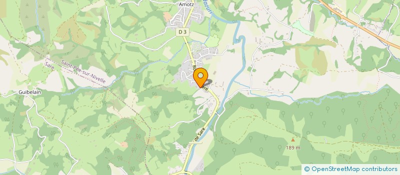 localisation de l'entreprise MADAME LORINA PADOVANI  SAINT-PEE-SUR-NIVELLE