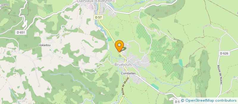 localisation de l'entreprise MADAME LORINDA FREJAVILLE  CLAIRVAUX-D'AVEYRON