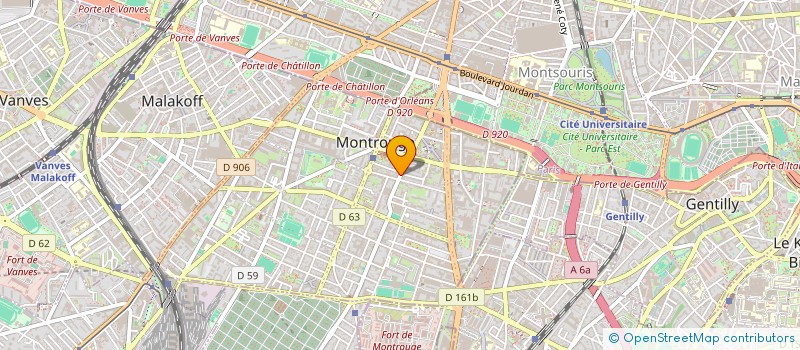 localisation de l'entreprise MADAME LORINE COLAS à MONTROUGE