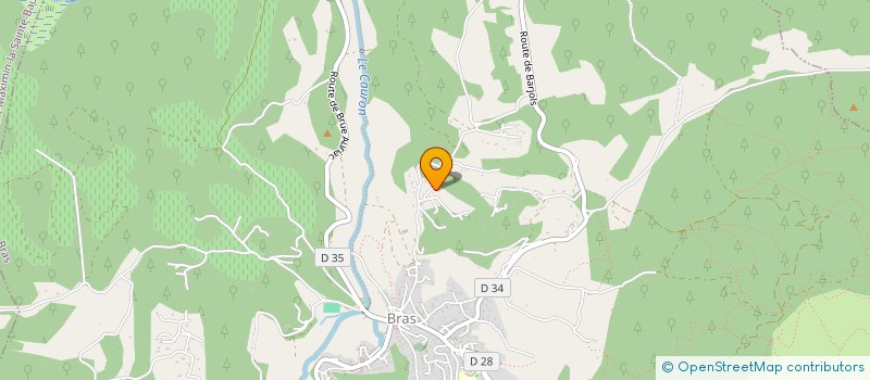 localisation de l'entreprise MADAME LORINE COURTES  BRAS