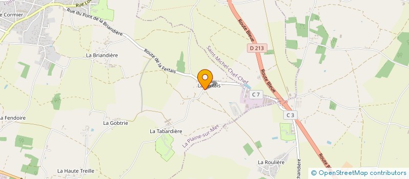 localisation de l'entreprise MADAME LORINE DRUESNES à LA PLAINE-SUR-MER