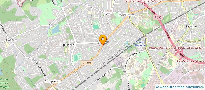 localisation de l'entreprise MADAME LORINE DULUC à PESSAC