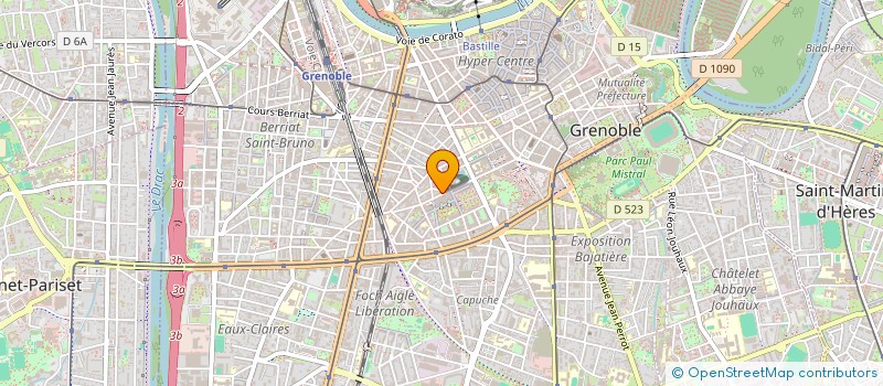 localisation de l'entreprise MADAME LORINE LE LOUVIER  GRENOBLE