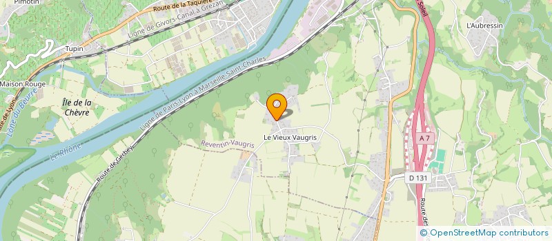 localisation de l'entreprise MADAME LORINE MEUNIER  REVENTIN-VAUGRIS