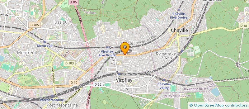 localisation de l'entreprise MADAME LORINE MOUTON  VIROFLAY