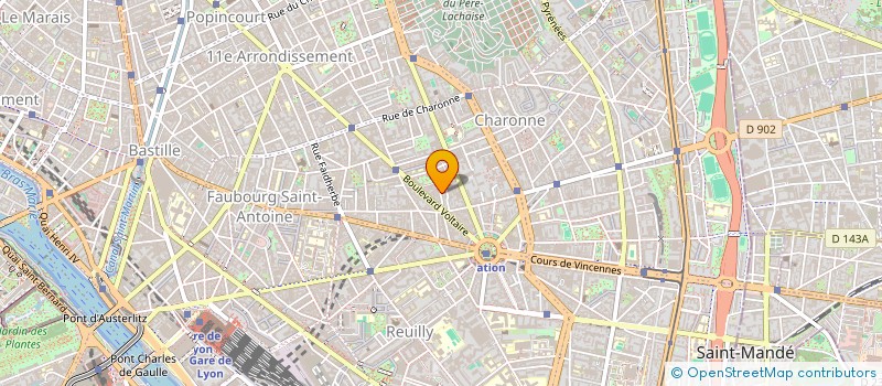 localisation de l'entreprise MADAME LORINE REYNAUD  PARIS