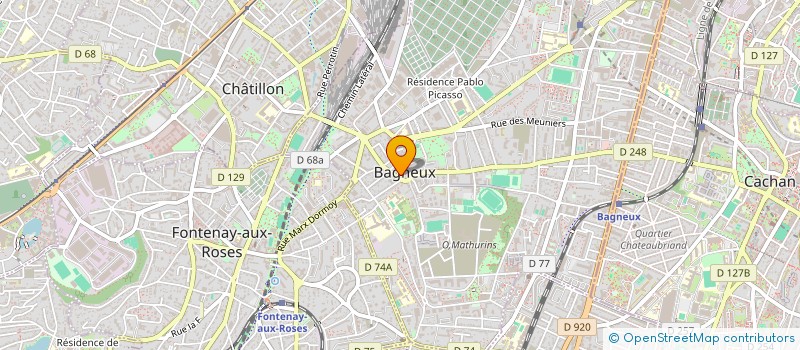 localisation de l'entreprise MADAME LORINE SAGUEZ à BAGNEUX
