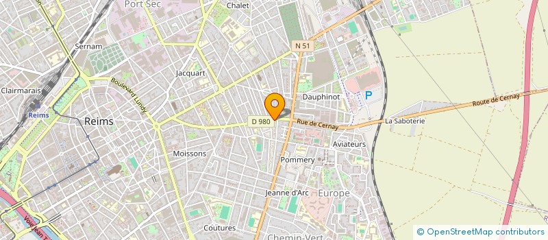 localisation de l'entreprise MADAME LORINNE LARDIN  REIMS