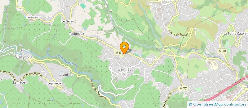 localisation de l'entreprise MADAME LORNA EDWARDS  GENILAC