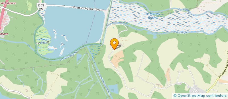 localisation de l'entreprise MADAME LORNA EVANS  SAINT-ANDRE-DE-SEIGNANX