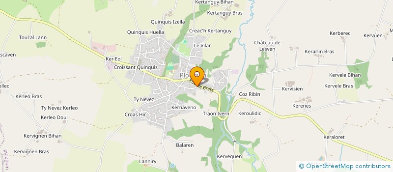 localisation de l'entreprise MADAME LORNA GILL  PLOUGUIN