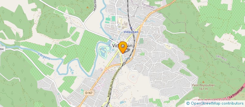 localisation de l'entreprise MADAME LORNA LAGRANGE  VIDAUBAN