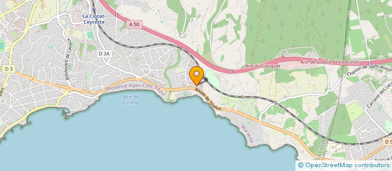 localisation de l'entreprise MADAME LORNA MAGGIOLO  LA CIOTAT