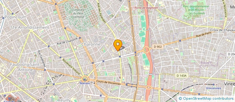 localisation de l'entreprise MADAME LORNA MC CALLUM  PARIS