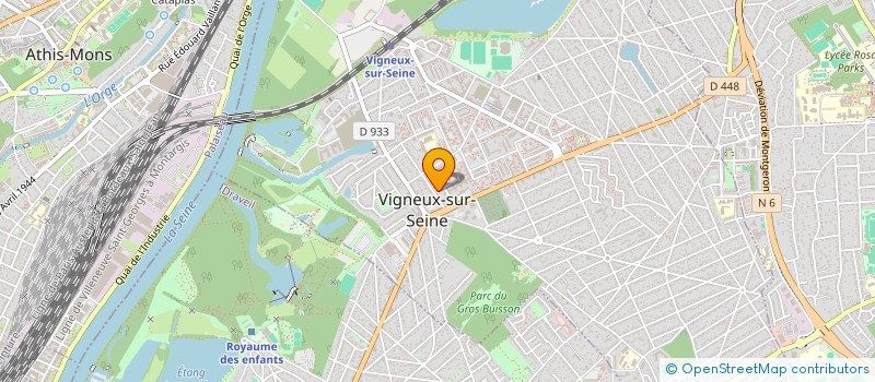 localisation de l'entreprise MADAME LORNA RAZAFINDRAKOTO  VIGNEUX-SUR-SEINE