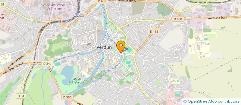 localisation de l'entreprise MADAME LORRAINE ALLAM à VERDUN