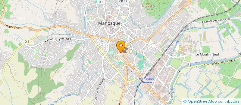 localisation de l'entreprise MADAME LORRAINE AUDA à MANOSQUE