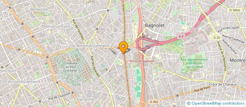 localisation de l'entreprise MADAME LORRAINE BAUER  PARIS