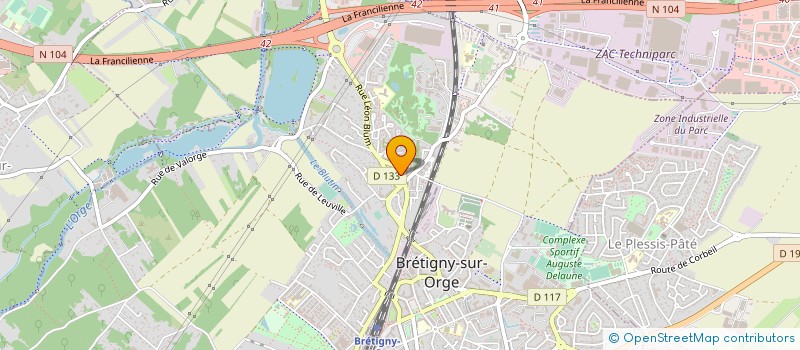 localisation de l'entreprise MADAME LORRAINE BAYEN à BRETIGNY-SUR-ORGE