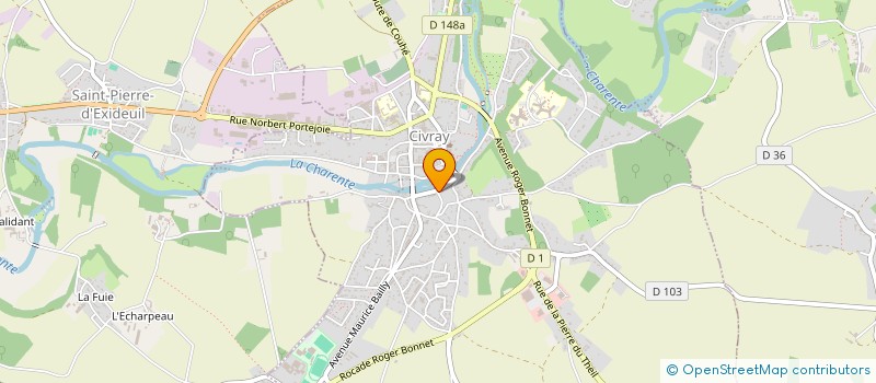 localisation de l'entreprise MADAME LORRAINE BURGESS à CIVRAY