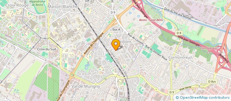 localisation de l'entreprise MADAME LORRAINE CARETTE  REIMS