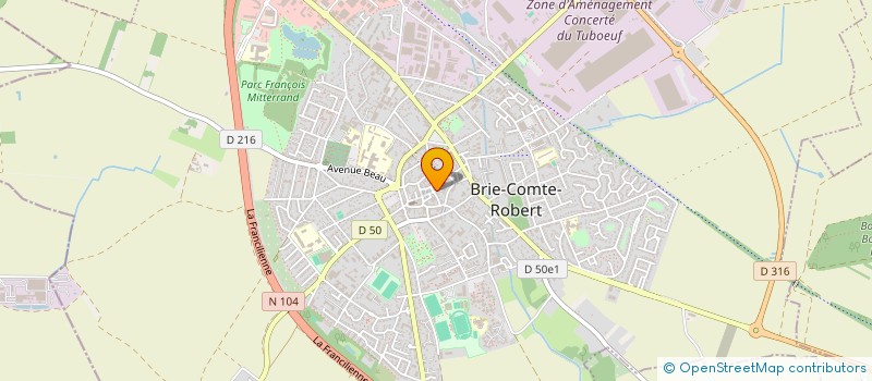 localisation de l'entreprise MADAME LORRAINE CASSAGNOU  BRIE COMTE ROBERT