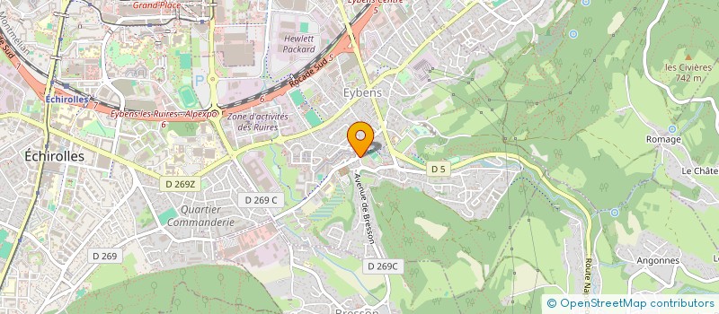 localisation de l'entreprise MADAME LORRAINE DE BEAUMONT  EYBENS