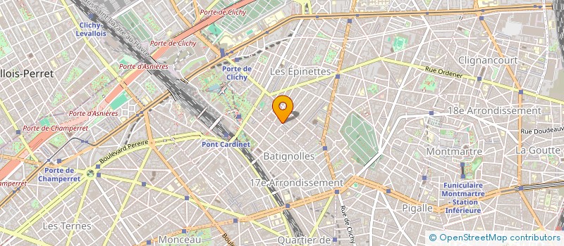 localisation de l'entreprise MADAME LORRAINE DEGRUSON  PANTIN