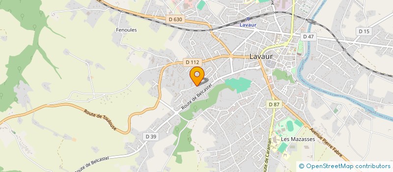 localisation de l'entreprise MADAME LORRAINE DRUON à LAVAUR