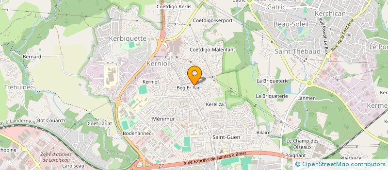 localisation de l'entreprise MADAME LORRAINE DUMONET à VANNES