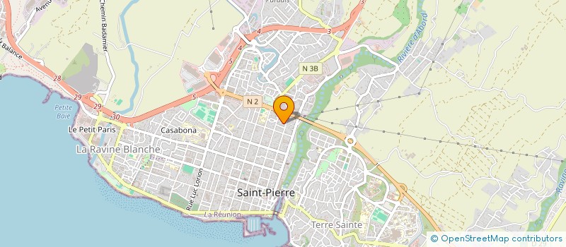 localisation de l'entreprise MADAME LORRAINE FONTAINE à SAINT-PIERRE