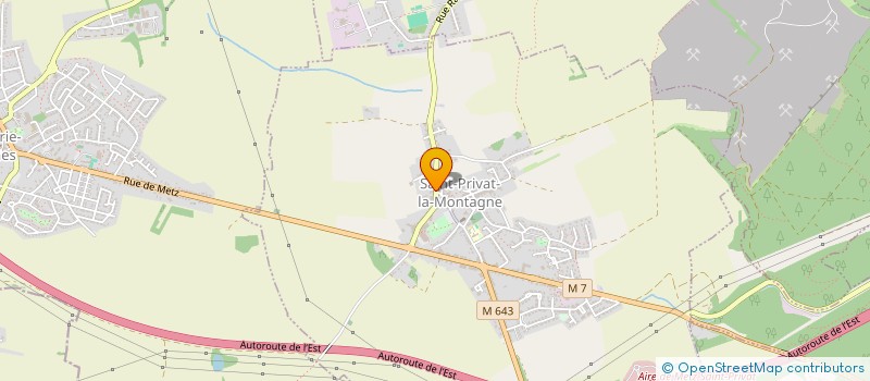 localisation de l'entreprise MADAME LORRAINE GRANDJEAN  SAINT-PRIVAT-LA-MONTAGNE