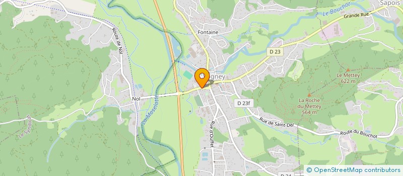 localisation de l'entreprise MADAME LORRAINE GRAVIER  VAGNEY