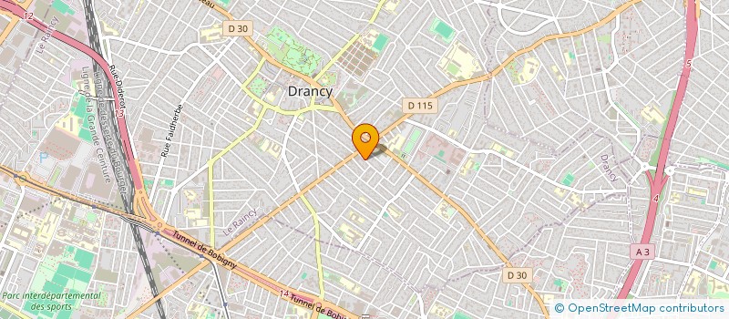 localisation de l'entreprise MADAME LORRAINE GUEDES SANTANA  DRANCY