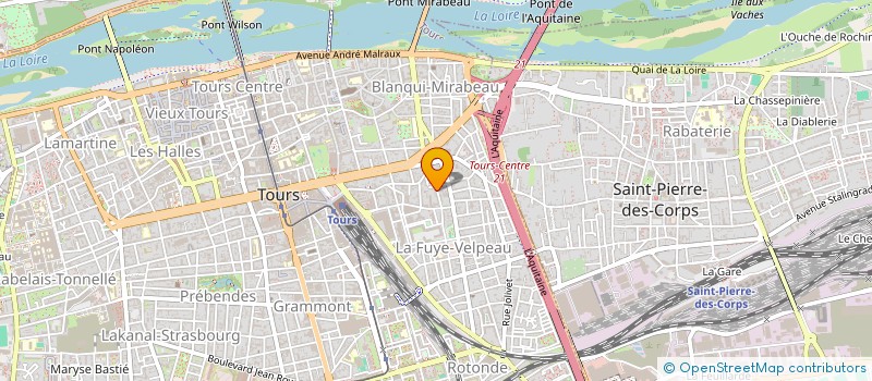 localisation de l'entreprise MADAME LORRAINE GUERIN  TOURS