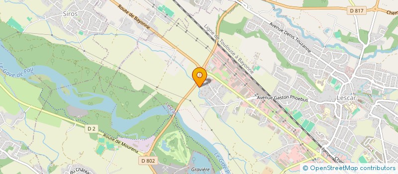 localisation de l'entreprise MADAME LORRAINE GYSS  LESCAR