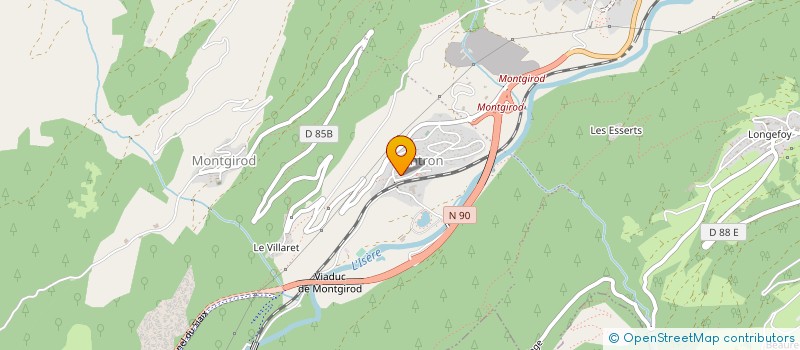 localisation de l'entreprise MADAME LORRAINE HACKEL à LA PLAGNE TARENTAISE