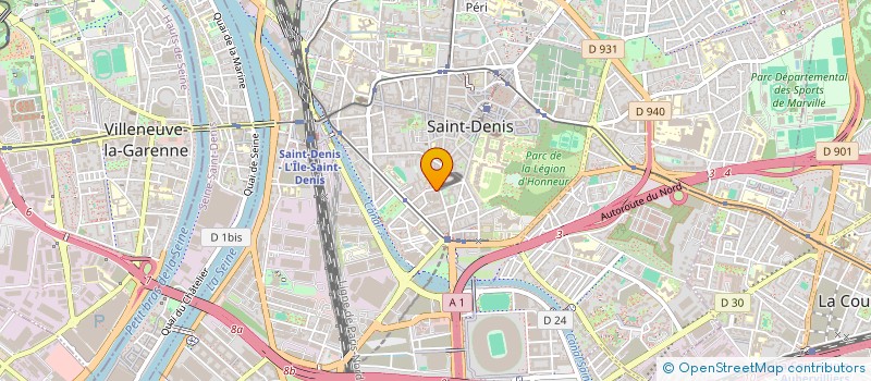 localisation de l'entreprise MADAME LORRAINE LEMAIRE  SAINT-DENIS