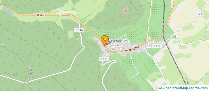 localisation de l'entreprise MADAME LORRAINE MARTIN DIT BUGNARD  BLENOD-LES-TOUL