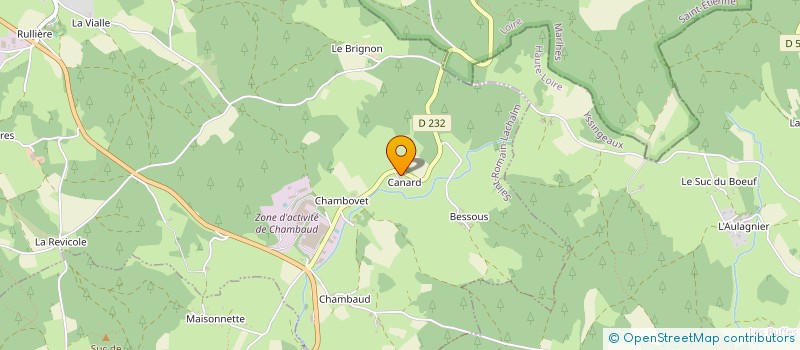 localisation de l'entreprise MADAME LORRAINE PHILIBERT  SAINT-ROMAIN-LACHALM