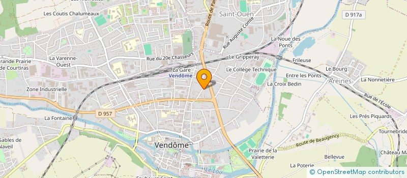 localisation de l'entreprise MADAME LORRAINE ROBERTSON  VENDOME