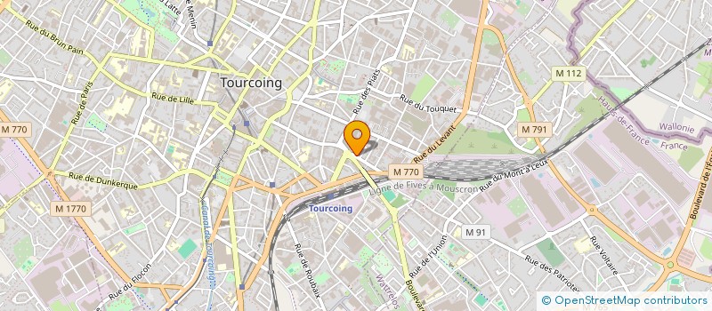 localisation de l'entreprise MADAME LORRAINE ROCKENBACH  TOURCOING