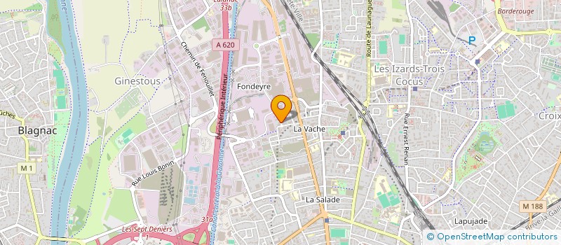 localisation de l'entreprise MADAME LORRAINE SCHAAL  TOULOUSE