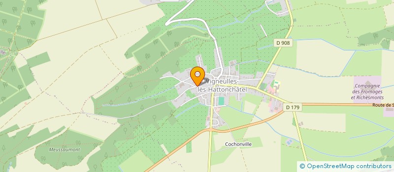 localisation de l'entreprise MADAME LORRAINE THIEBAUT à VIGNEULLES-LES-HATTONCHATEL