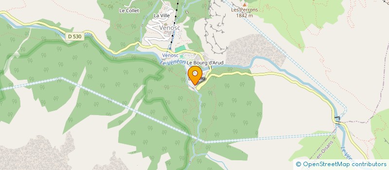 localisation de l'entreprise MADAME LORRAINE THOMPSON  LE BOURG D'OISANS