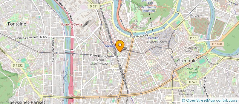 localisation de l'entreprise MADAME LORRAINE TOUVIER à GRENOBLE