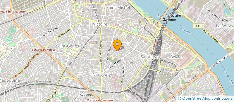 localisation de l'entreprise MADAME LORRAINE VOLPATO à BORDEAUX