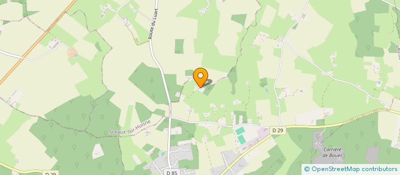 localisation de l'entreprise MADAME LORRANE PEDRON  LE LUART