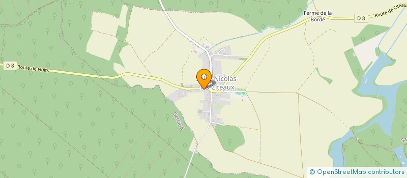localisation de l'entreprise MADAME LORRIE ANDRE  SAINT-NICOLAS-LES-CITEAUX