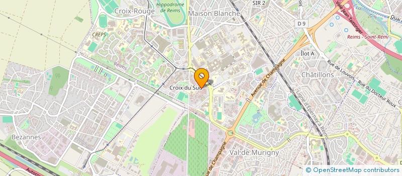 localisation de l'entreprise MADAME LORRY DIETZ  REIMS